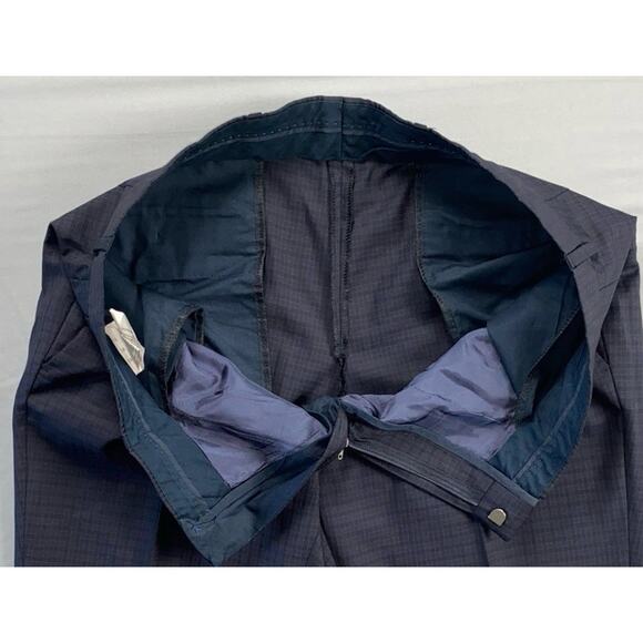 Hugo Boss Hugo3/Genius2 Flat Front Tri-Check Wool Flannel Dress Pants. 40R 35X31 - Picture 7 of 9